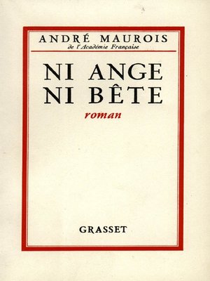 cover image of Ni ange ni bête
